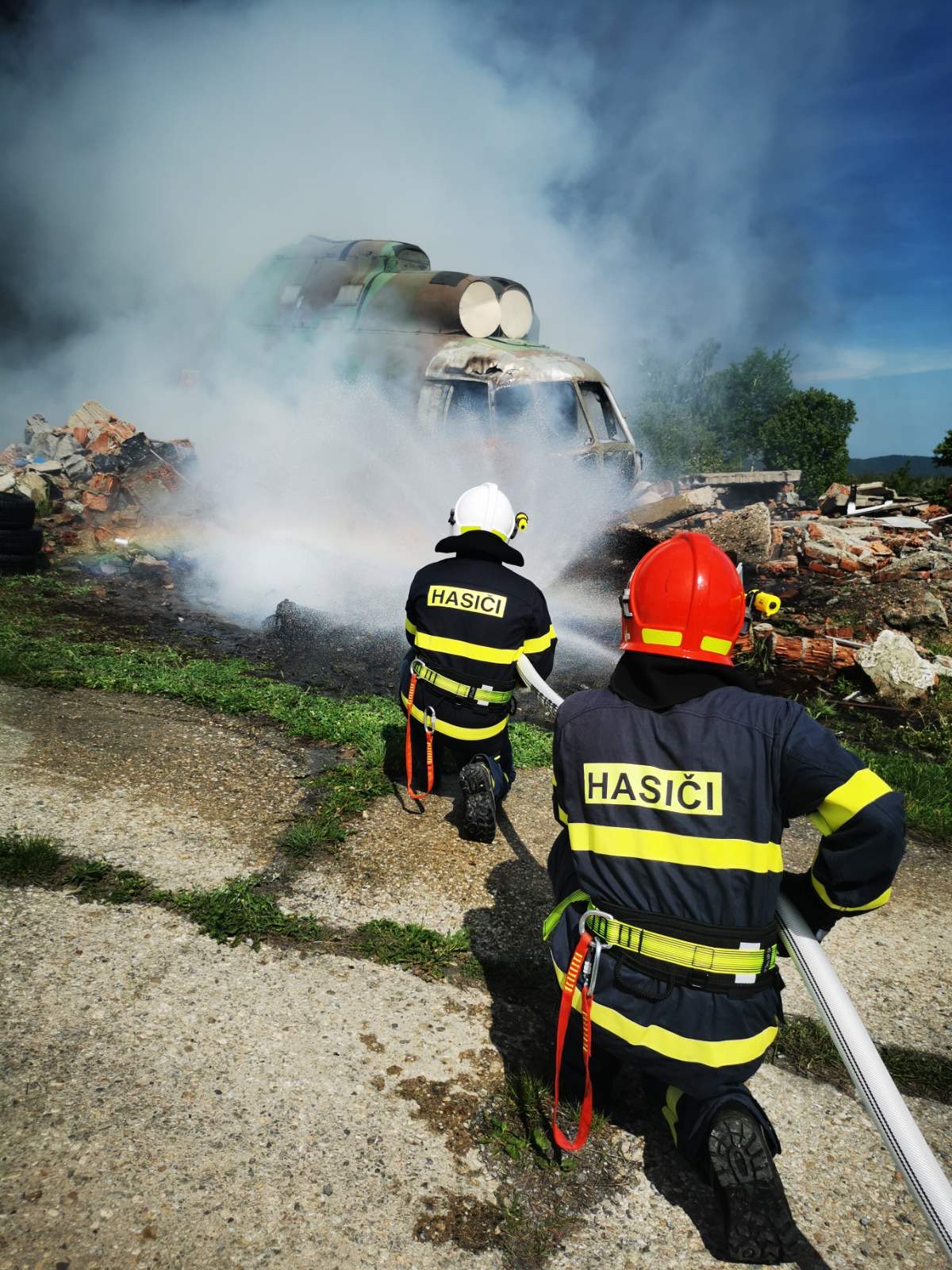 08 - Vo VC HaZZ Lešť pokračujú výcviky dobrovoľných hasičov